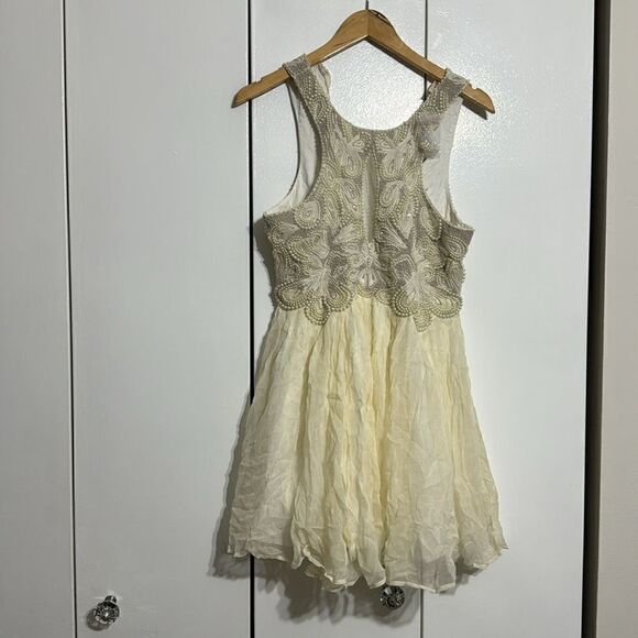 Free People Pearlie Mini Dress Size 6 - Picture 11 of 12